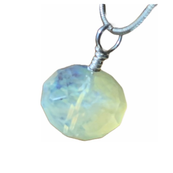 Jewel Design by Grace Jewelry - Lemon Quartz Crystal Pendant. Free ss chain with offer. Handmade